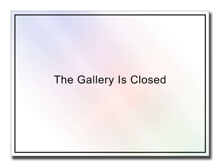 Gloria Maria Gallery Closed Painting (2013)