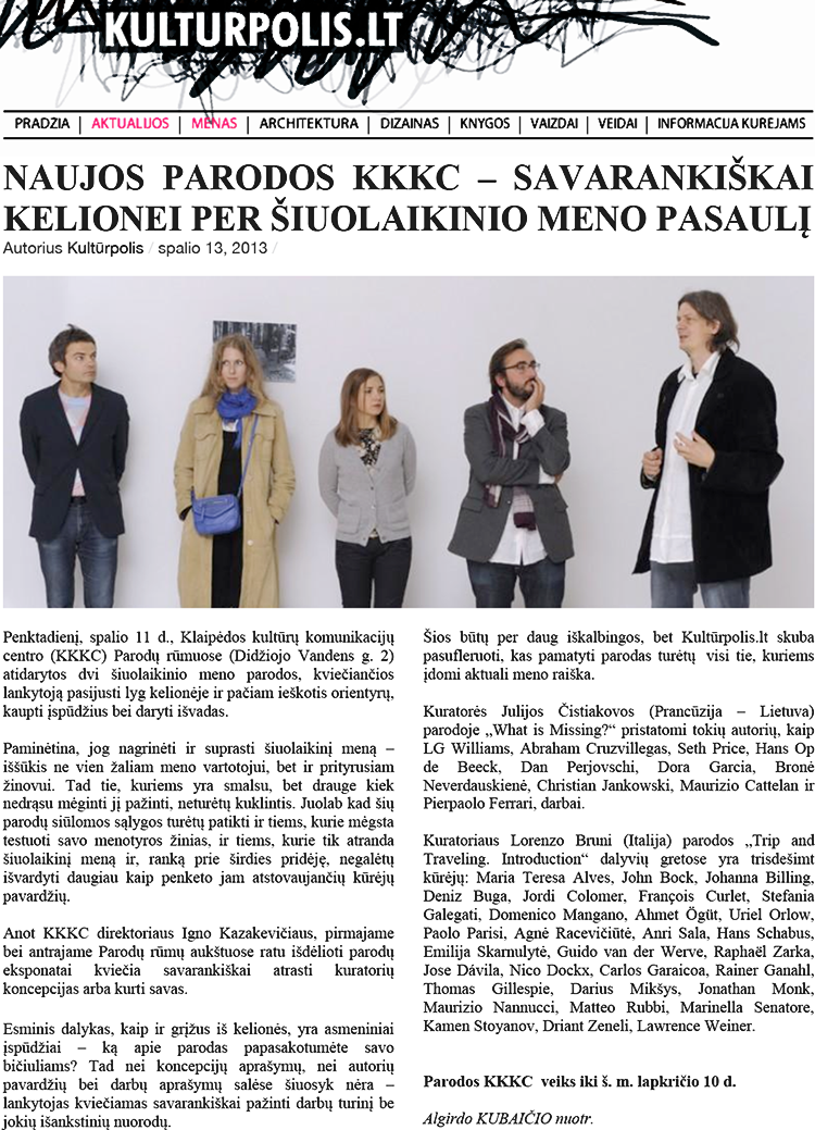2013.10.13 KulturPolis Article