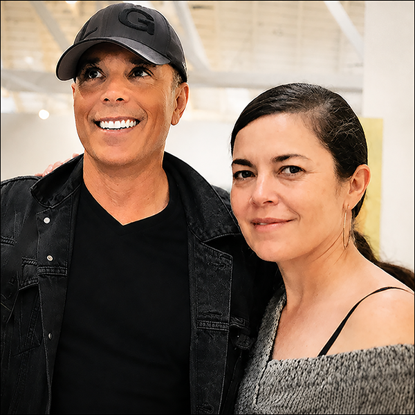 LG Williams with Alice Lodge at Acid Free II, Los Angeles, 2019