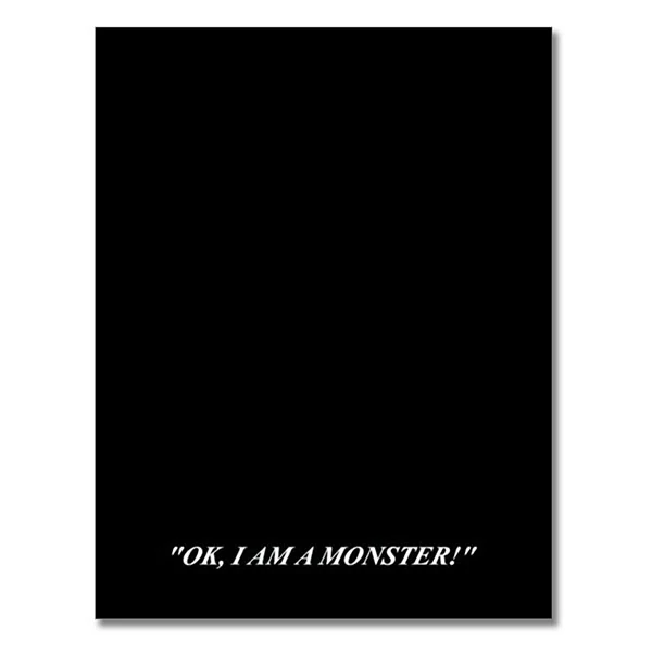 LG Williams, OK, I AM A MONSTER!, 2000, C-Print Photograph.