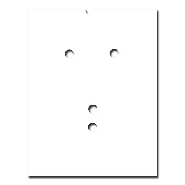 LG Williams, Making A Considerable Mark On Psychoanalysis (F), 2009, Paper with Holes.