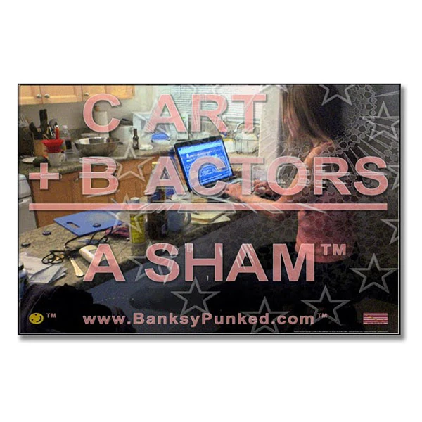 LG Williams, Banksy Punked, 2009, Limited Edition Poster.