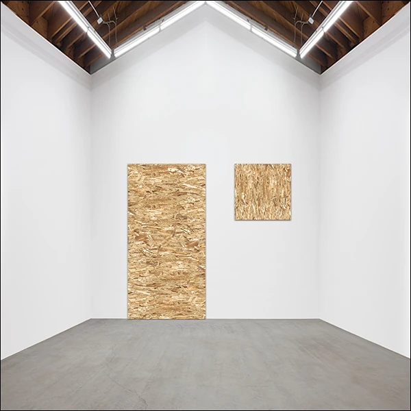 LG Williams, Cracked But Ok! Or, It Might Be Perhaps Better To Say, 2011, Plywood Mounted On Wall.