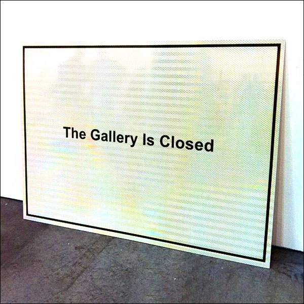 LG Williams, The Gallery Is Closed, 2012.