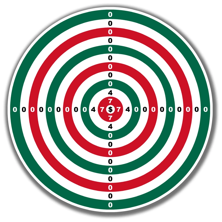 LG Williams, Green-White-Red Target (#1 Slim), 2012.