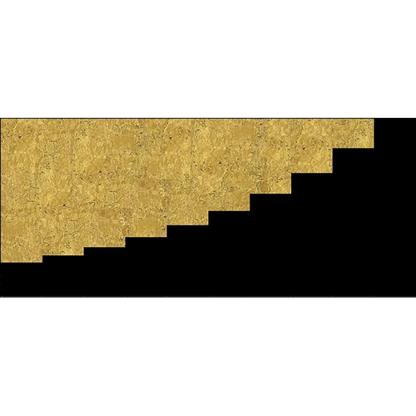 LG Williams, A Faithful Rendering Of A Cities Greatest Hour -- The Buried Rich Dog ($1000 At 20% Over 10yrs), 2014, Gold Leaf and Ink on…