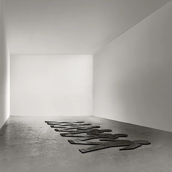 LG Williams, Cut-Out Figures, 2014, Cut Hot Rolled Steel.