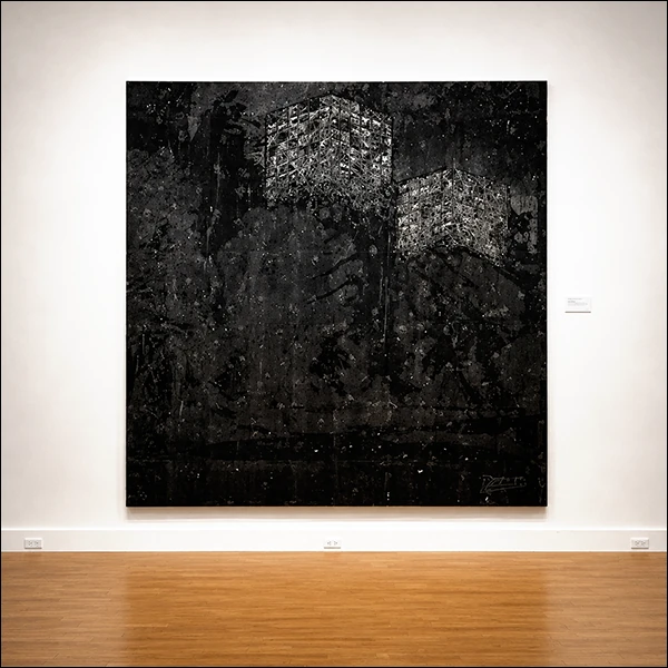 LG Williams, -16 SoCal MidRise #15, 2015, -16 SoCal MidRise #15, Mixed Media on Canvas.