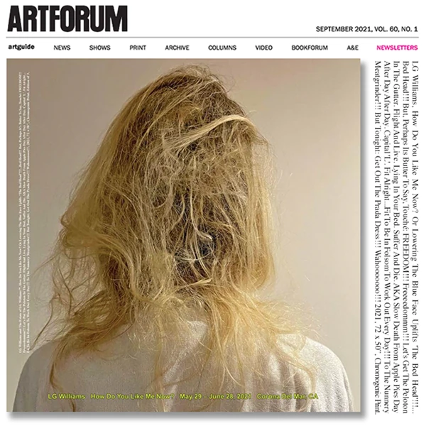 LG Williams: Artforum / September 2021, 2021.