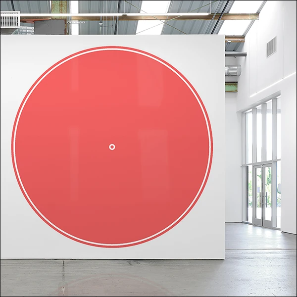 LG Williams, Make Shit Up And Sell It!!! Big Or Small, 2022, Colored Vinyl Sheeting On Wall.