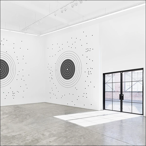 LG Williams, Ooops, Darn, Missed Again! (2 Artworks), 2023, Vinyl Lettering On Wall.