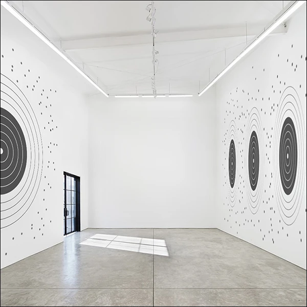LG Williams, Ooops, Darn, Missed Again! (2 Artworks), 2023, Vinyl Lettering On Wall.
