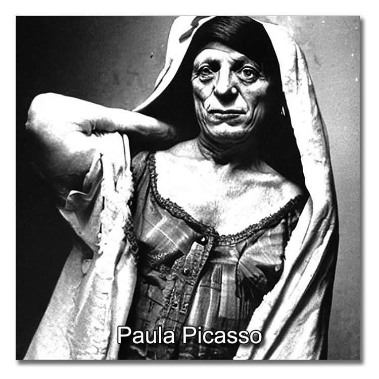 LG Williams, Selection Of Images From '100 Women Artists' (Paula Picasso), 2023, C-Print On Card.