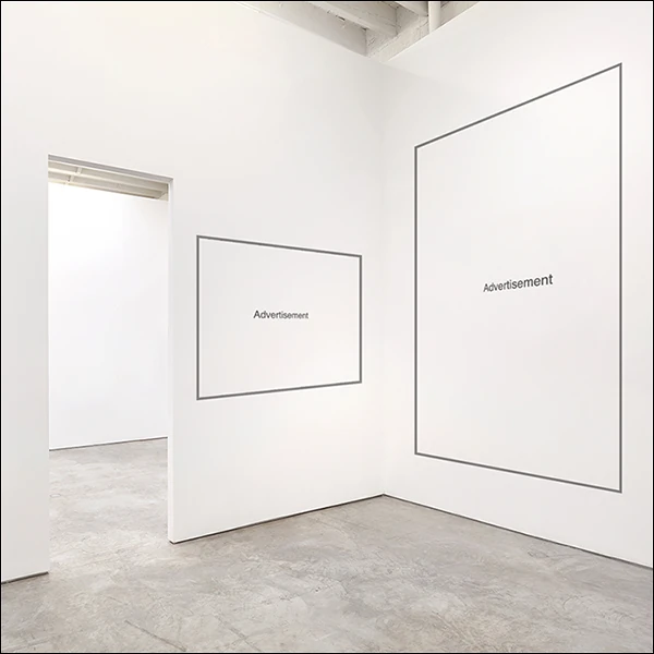 LG Williams, Advertisement, 2024, Vinyl Lettering On Wall.