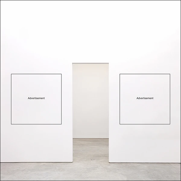 LG Williams, Advertisement, 2024, Vinyl Lettering On Wall.