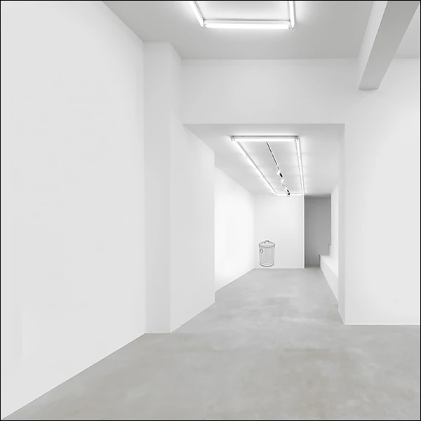 LG Williams, The Apocalyptic Detritus Of Aesthetic Vacuity In The Post-Artistic Wasteland, 2025, Custom Vinyl On Wall.