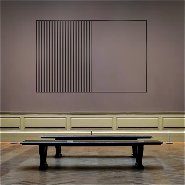 LG Williams, The Eternal Recurrence of the Dialectical Canvas, 2025, Vinyl On Wall.