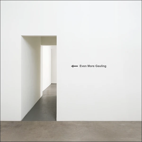 LG Williams, Even More Gauling #12, 2025, Vinyl Lettering on Wall.