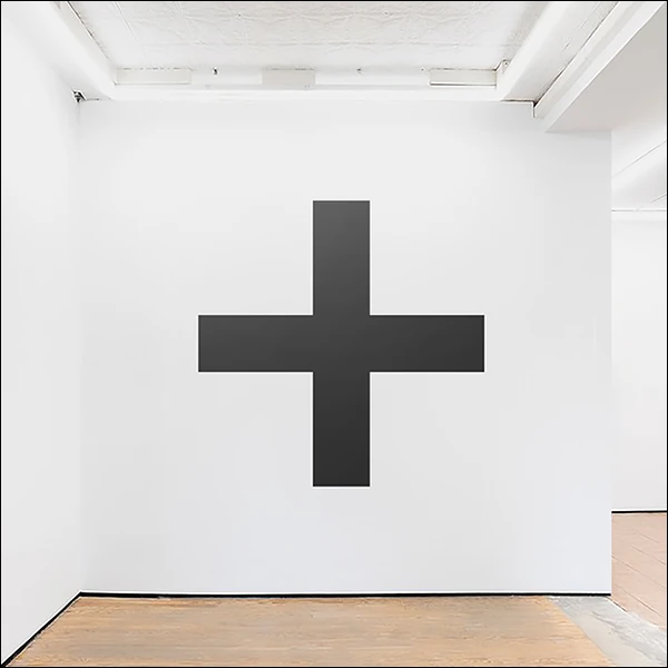 LG Williams, Working at the Intersection of Queer Temporality, Extractive Landscapes, Deep Listening, 2025, Paint on Wall.