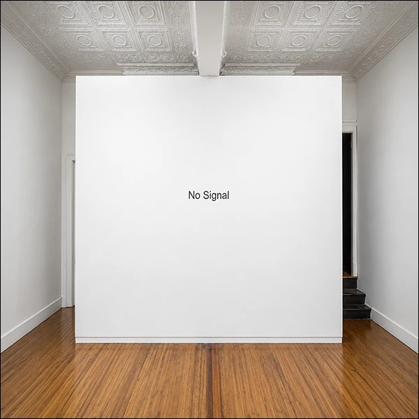 LG Williams, The Terminal Apotheosis of the Signifier's Catastrophic Cessation #07, 2026, Vinyl Lettering On Wall.
