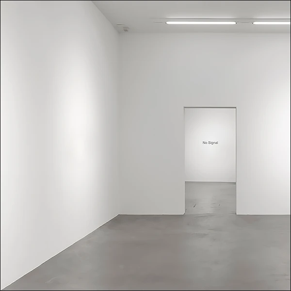 LG Williams, The Terminal Apotheosis of the Signifier's Catastrophic Cessation #19, 2026, Vinyl Lettering On Wall.