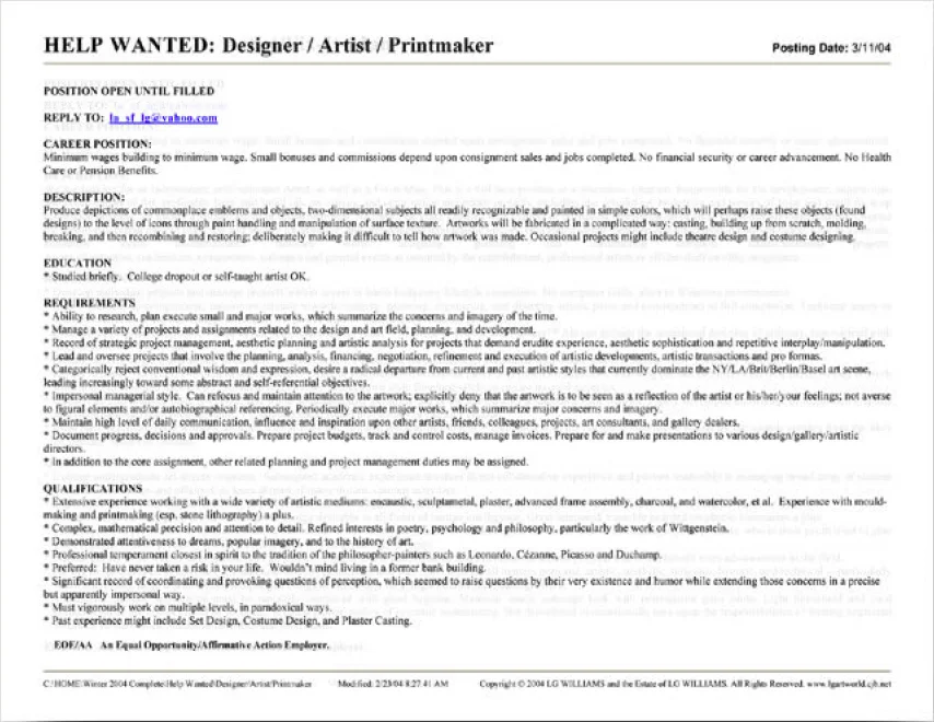 Designer / Artist / Printmaker