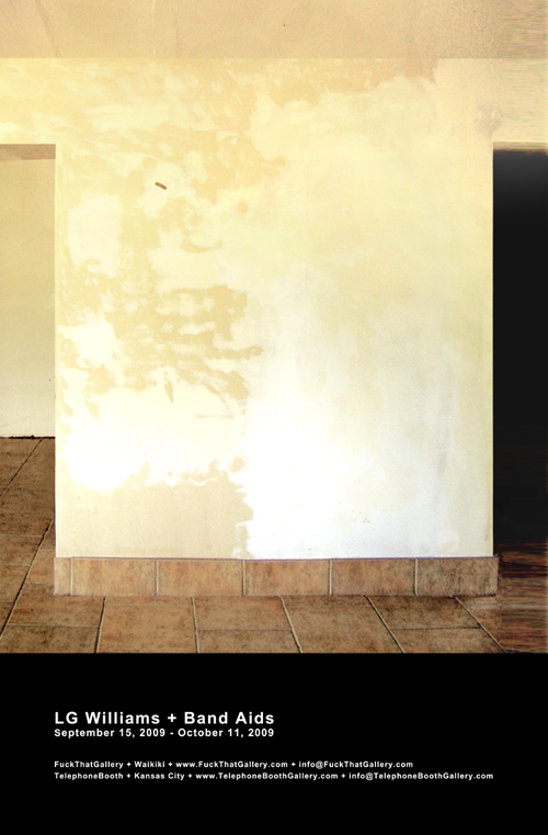 LG Williams, Bandaid Exhibition Poster, 2009