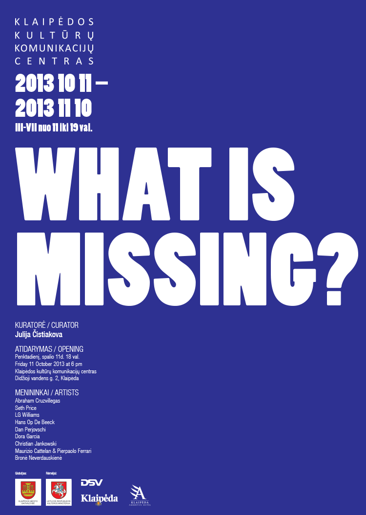 What Is Missing? Poster