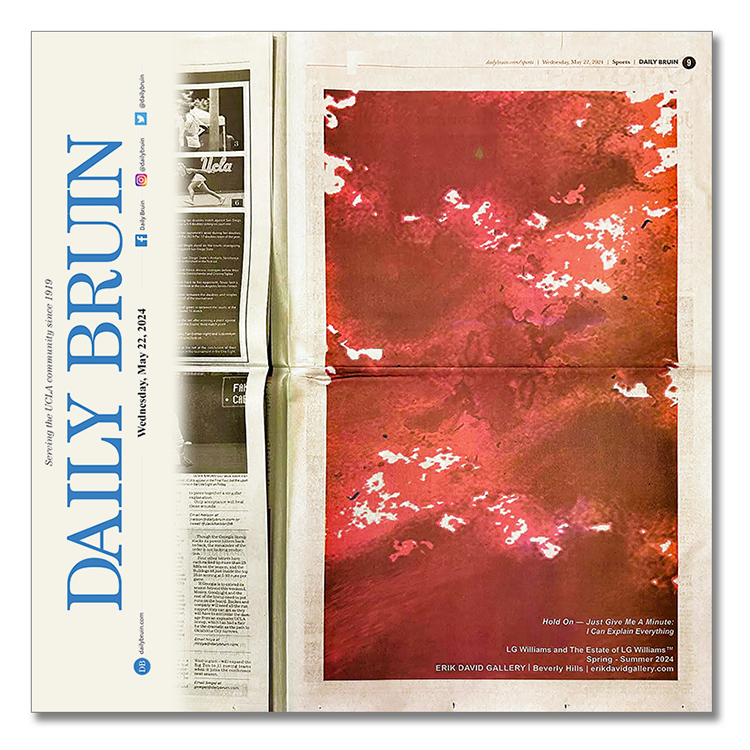 LG Williams & Erik David Gallery Appear In UCLA’s ‘Daily Bruin’ (May 22, 2024)