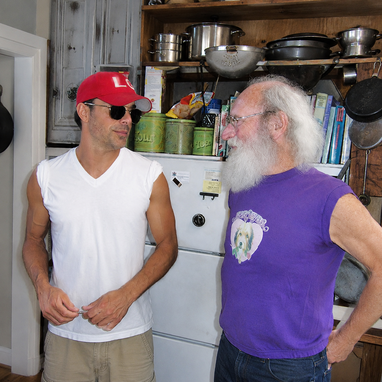 LG Williams and Wally Hedrick, 2002